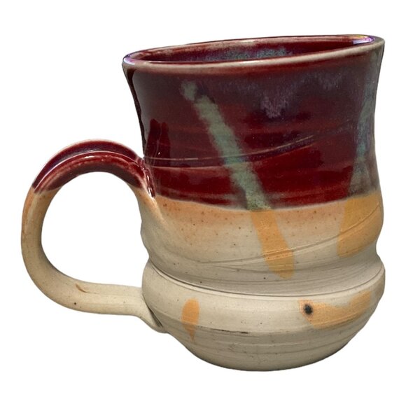 Handcrafted Ceramic Mug With Vibrant Glaze - Picture 1 of 9